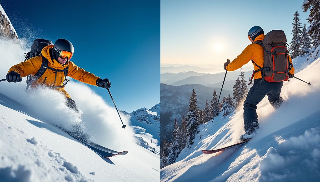 You are currently viewing Ski freeride vs ski de randonnée : quelles différences et pour qui ?